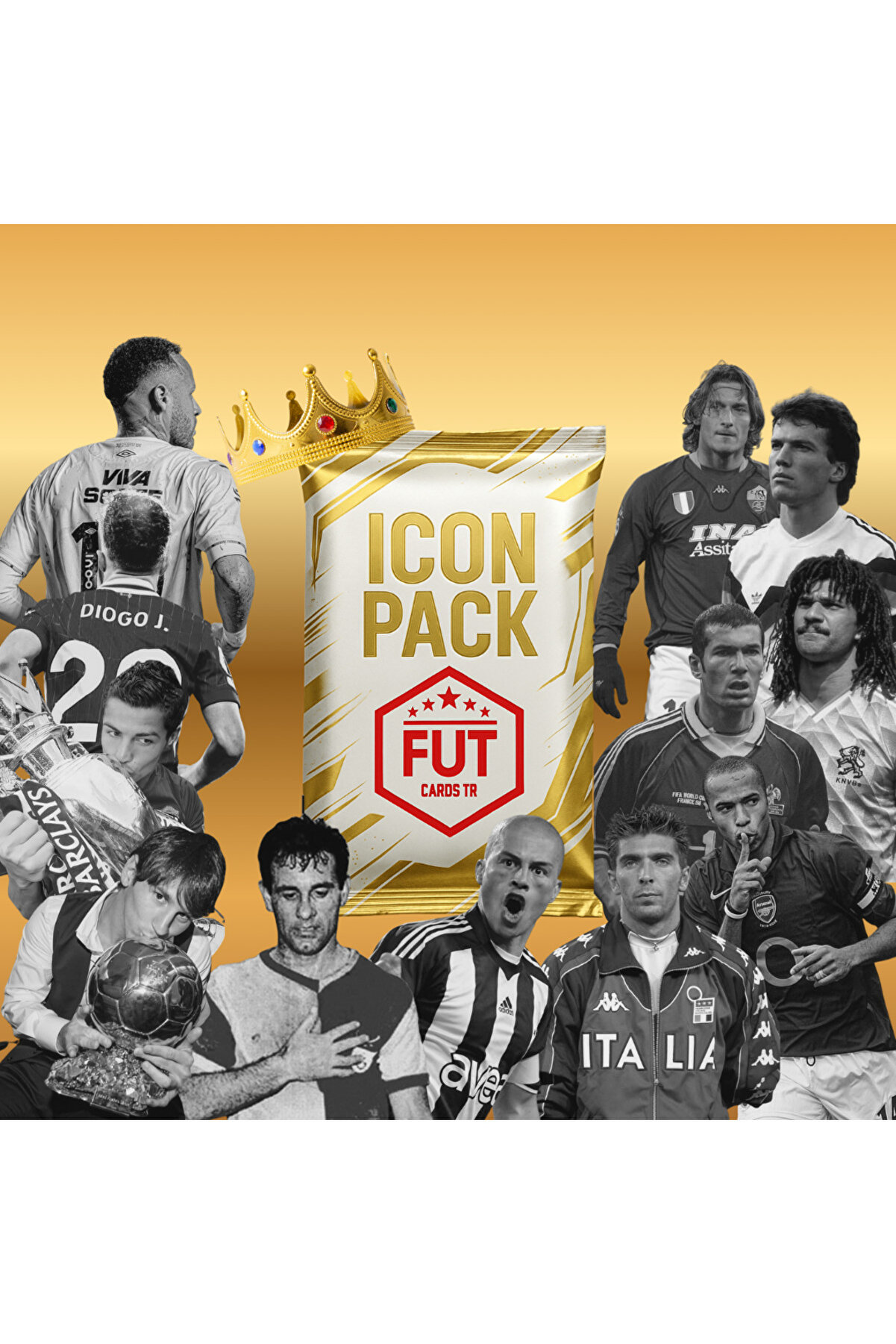 ICON Pack x10 Futbolcu Kartı Paketi