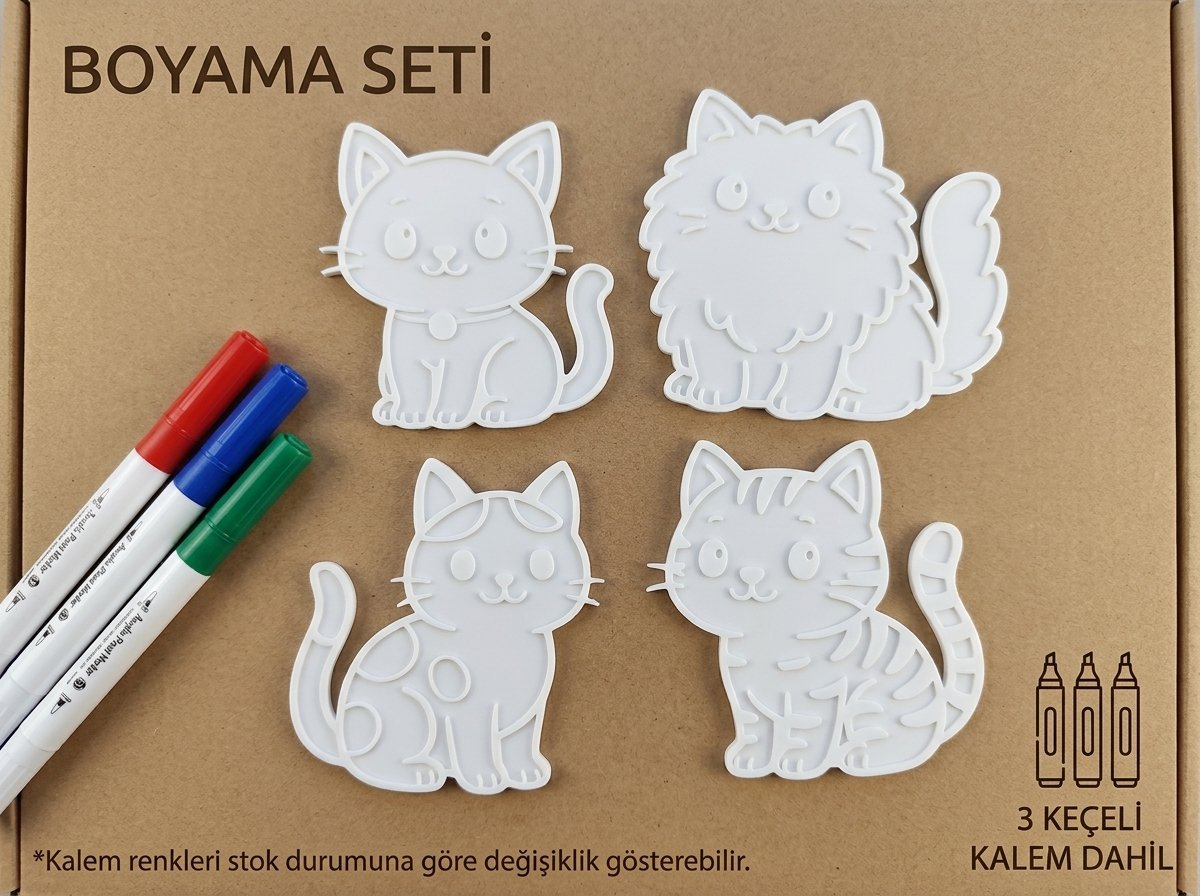 Sevimli Dostlarımızı Kendi Renklerinle Tasarla!