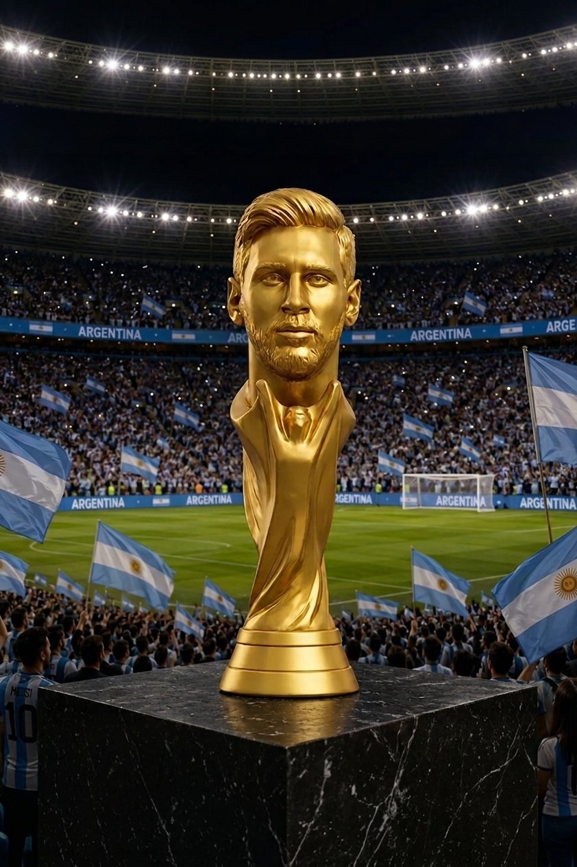 Messi Dünya Kupası Özel Tasarım 20 Cm