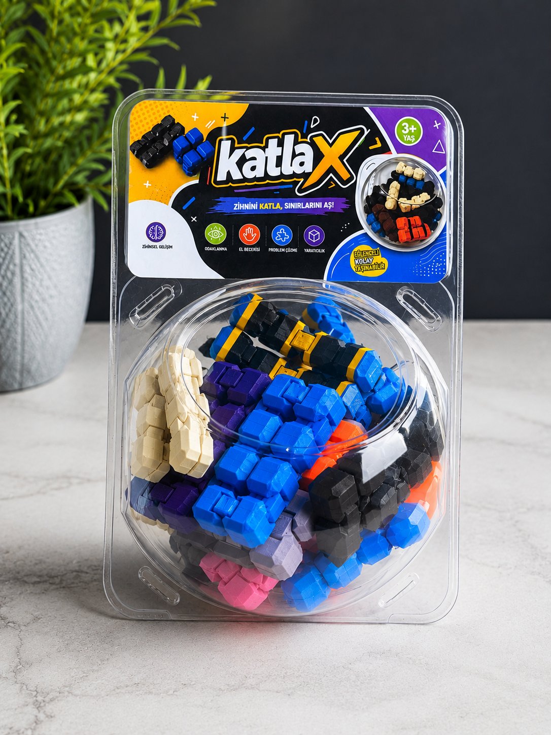 KatlaX 25'li Toplu Paket – Eğitici ve Eğlenceli Katlama Oyuncağı
