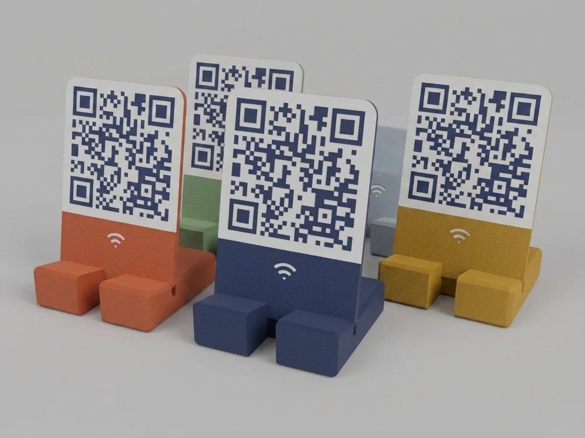 İşletmenize Özel Şık QR Kod Standı