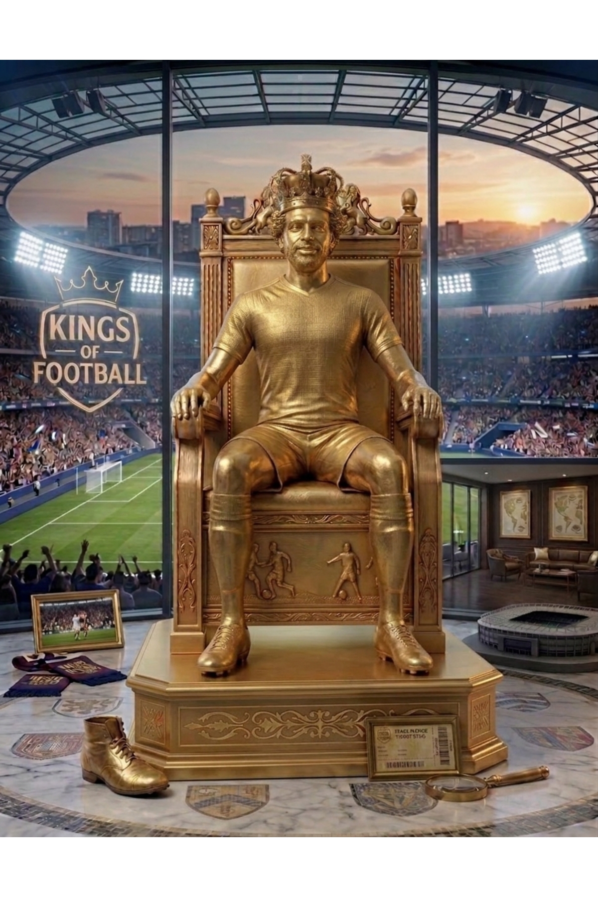 Kings of Football | Kral Mohammed Futbolcu Figür